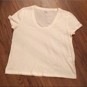 Madewell Cream Tee NWT